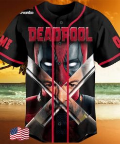 Deadpool Wolverine Let’s Fucking Go Personalized Baseball Jersey