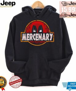 Deadpool X Jurassic Park Mercenary Park logo shirt