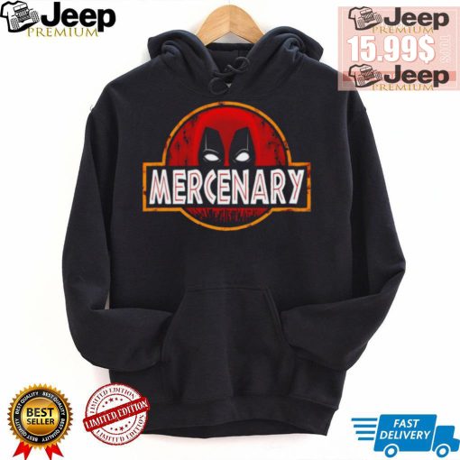 Deadpool X Jurassic Park Mercenary Park logo shirt