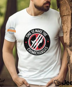 Deadpool time to make the Chimichangas logo shirt