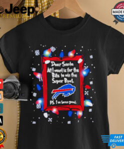 Dear Santa Buffalo Bills Christmas Lights shirt