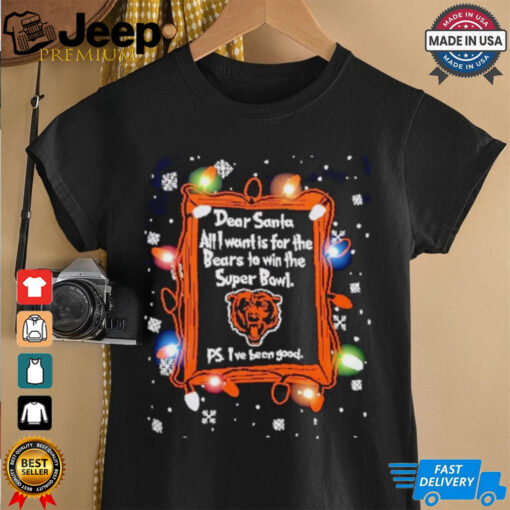 Dear Santa Chicago Bears Christmas Lights shirt