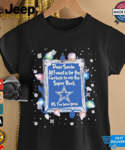 Dear Santa Dallas Cowboys Christmas Lights shirt