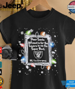 Dear Santa Las Vegas Raiders Christmas Lights shirt