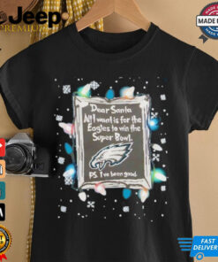 Dear Santa Philadelphia Eagles Christmas Lights shirt