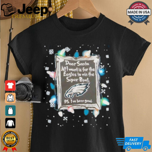 Dear Santa Philadelphia Eagles Christmas Lights shirt