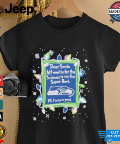 Dear Santa Seattle Seahawks Christmas Lights shirt