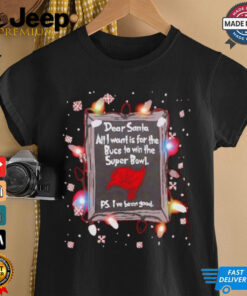 Dear Santa Tampa Bay Buccaneers Christmas Lights shirt