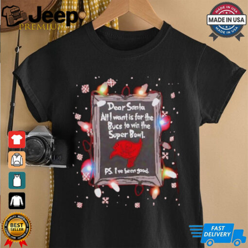 Dear Santa Tampa Bay Buccaneers Christmas Lights shirt