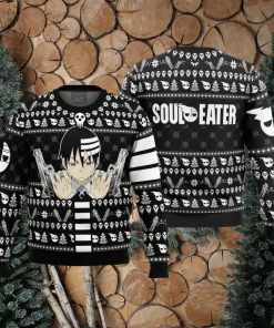 Death The Kid Soul Eater Ugly Christmas Sweater teejeep