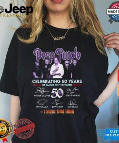 Deep Purple Celebrating 50 Years Of Smoke On The Water One More Time Tour T Shirt