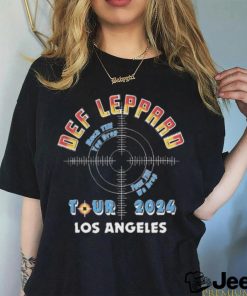 Def Leppard Los Angeles CA 2024 Tour Band Shirt