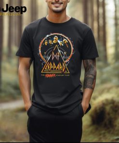 Def Leppard The Summer Stadium Tour 2024 Schedule T Shirt