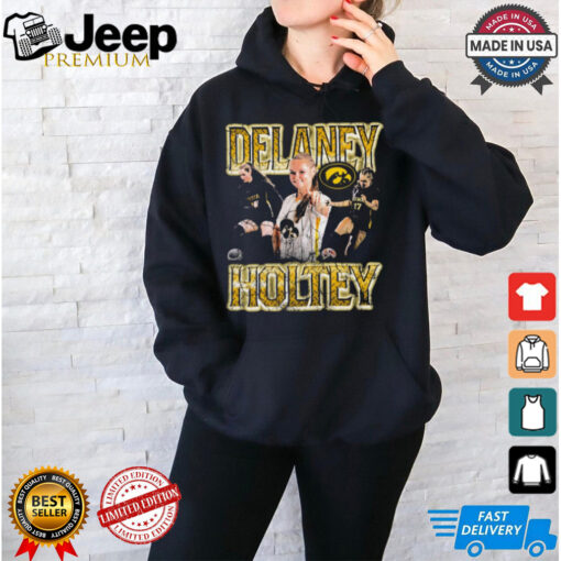 Delaney Holtey Iowa Soccer Vintage Graphic t shirt