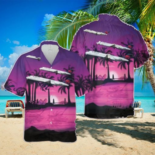 Delta Air Lines Boeing 717 2BD Hawaiian Shirt Beach Shirt For Men Women