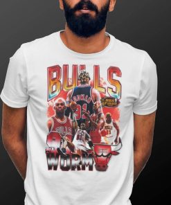 Dennis Rodman Chicago Bulls basketball the Worm shirt