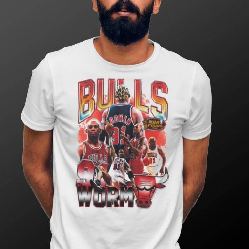 Dennis Rodman Chicago Bulls basketball the Worm shirt