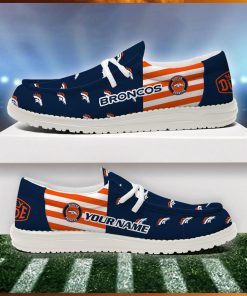 Denver Broncos 2024 Version Personalized Hey Dude Shoes