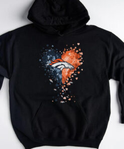 Denver Broncos Crystal Heart Shirt