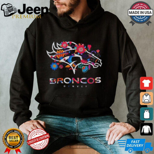 Denver Broncos Dia De Los Muertos 2024 T Shirt