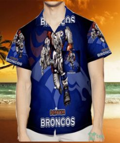 Denver Broncos Mascot 3D Hawaiian Shirt Sport Fans Gift Summer Gift