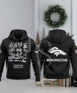 Denver Broncos NFL Justice Opportunity Equity Freedom Hoodie 3D