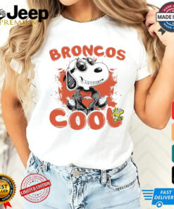 Denver Broncos NFL Team Snoopy Joe Cool T Shirt