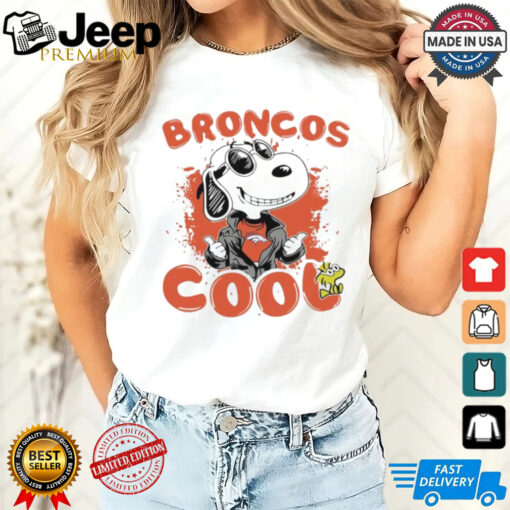 Denver Broncos NFL Team Snoopy Joe Cool T Shirt