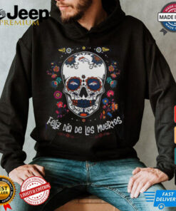 Denver Broncos Skull Dia De Los Muertos 2024 T Shirt