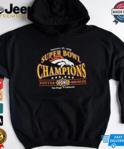 Denver Broncos Super Bowl Champions San Diego California 1998 vintage shirt