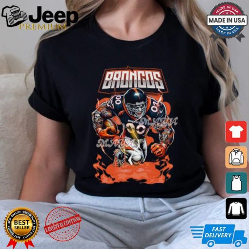 Denver Broncos football mascot shirt