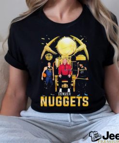 Denver Nuggets Jamal Murray Nikola Jokic And Michael Malone Let’s Go Nuggets Signatures Shirt