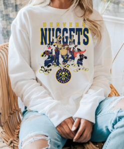 Denver Nuggets Looney Tunes characters NBA basketball shirt
