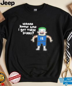 Denver Nuggets Nikola Jokić the Joker wanna know how I got these scars art shirt