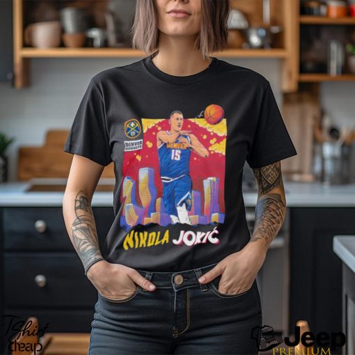 Denver Nuggets Sky Player Nikola Jokic #15 Shirt