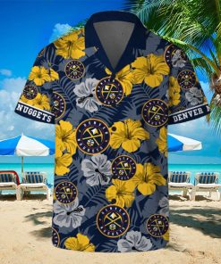 Denver Nuggets Team NBA Hawaii Set Hawaiian Shirt And Beach Short For Fans