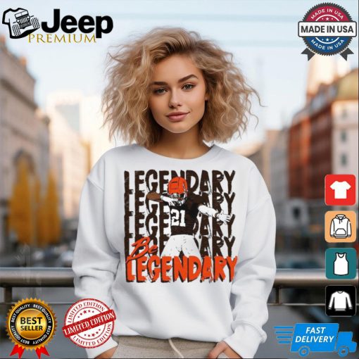 Denzel Ward Cleveland Browns player be legendary pose shirt