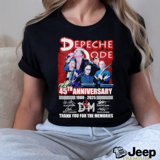 Depeche Mode 45th Anniversary Thank you for the memories T Shirt
