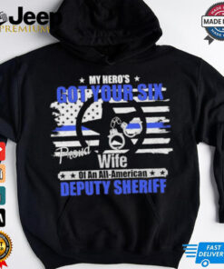 Deputy Sheriff Proud Wife Graphic Unisex T Shirt
