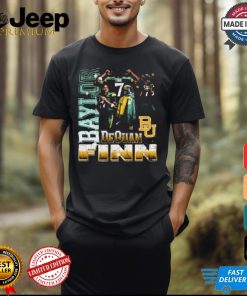 Dequan Finn Baylor Bears Vintage Graphic t shirt