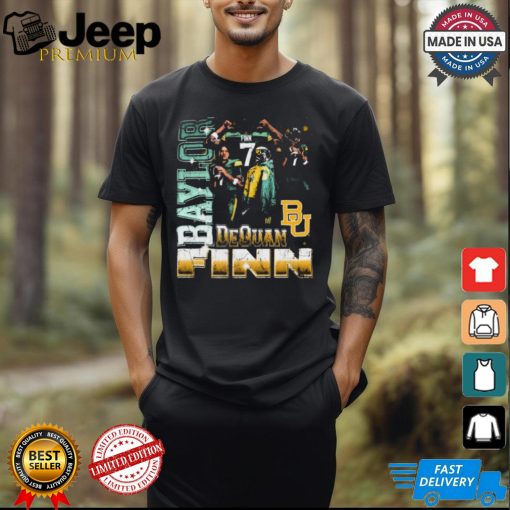 Dequan Finn Baylor Bears Vintage Graphic t shirt