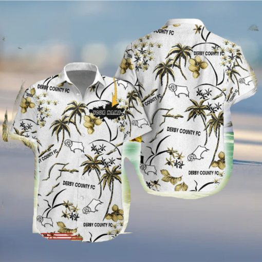 Derby County Hawaiian Shirt Custom Name Trending For Men Women Gift Summer