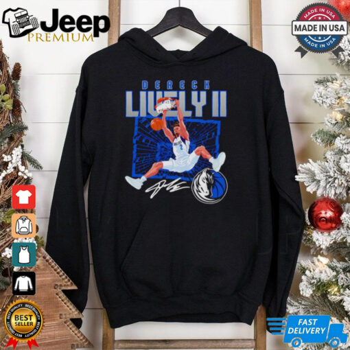 Dereck Lively Dallas Mavericks shattered signature shirt
