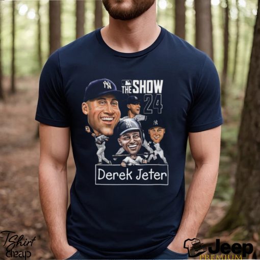 Derek Jeter The show 24 caricature shirt