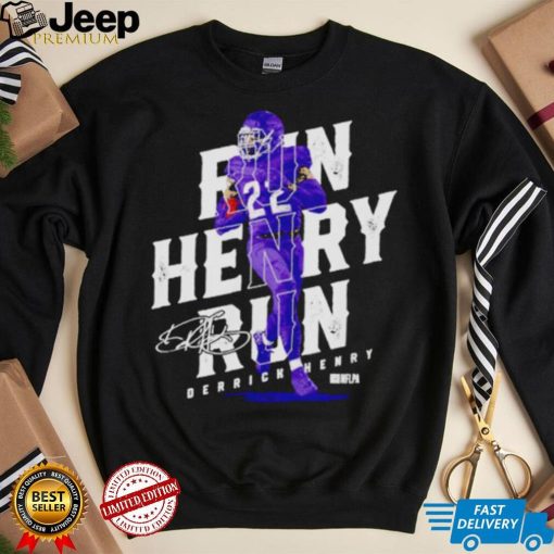 Derrick Henry Baltimore Run Football Signature shirt