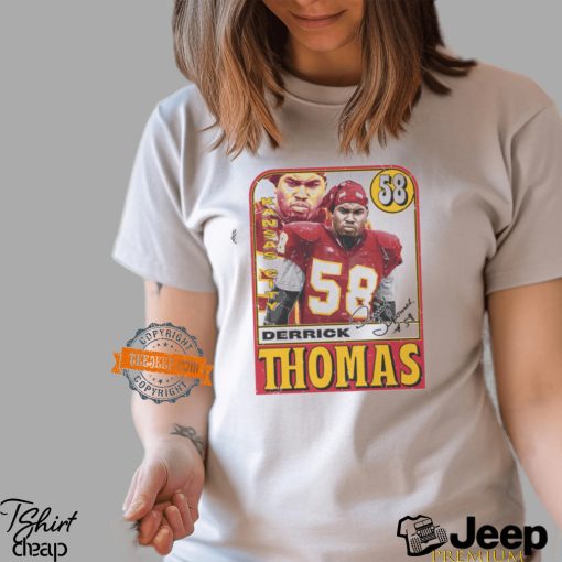 Derrick Thomas Kansas City Card Shirt