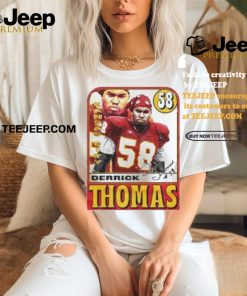 Derrick Thomas Kansas City Chiefs Signature Card Shirt