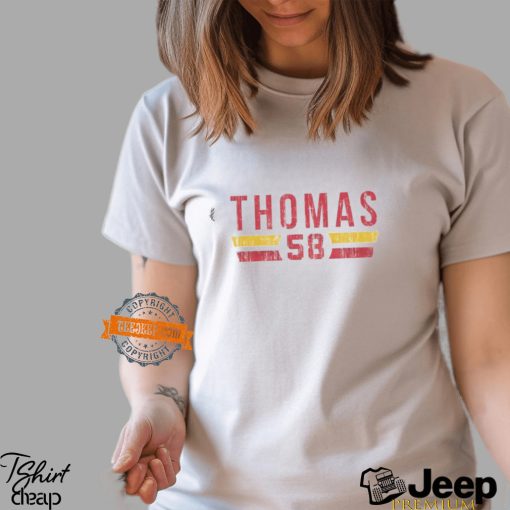 Derrick Thomas Kansas City Font shirt