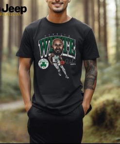 Derrick White 9 Boston Celtics Basketball Signature Cartoon Logo Shirt