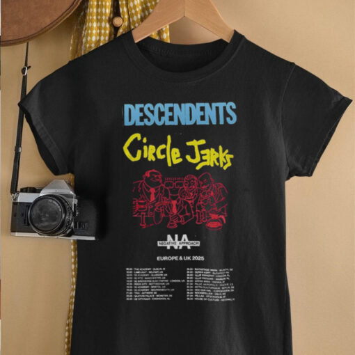 Descendents Circle Jerks Europe And UK Tour 2025 Hoodie Shirt